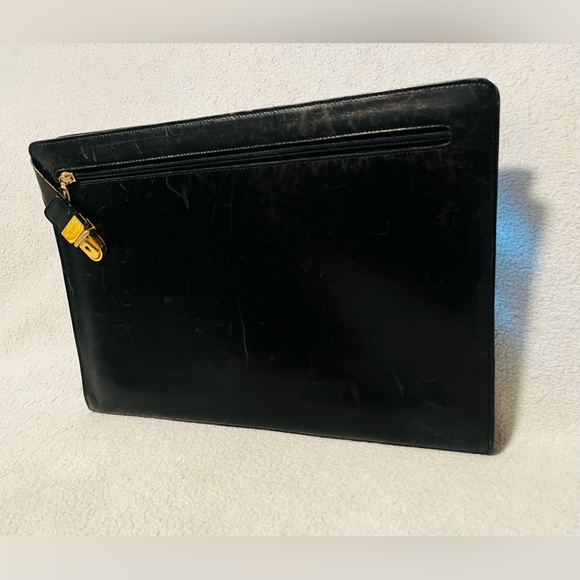 Bally Black Leather Large Clutch/Organizer - Picture 2 of 11